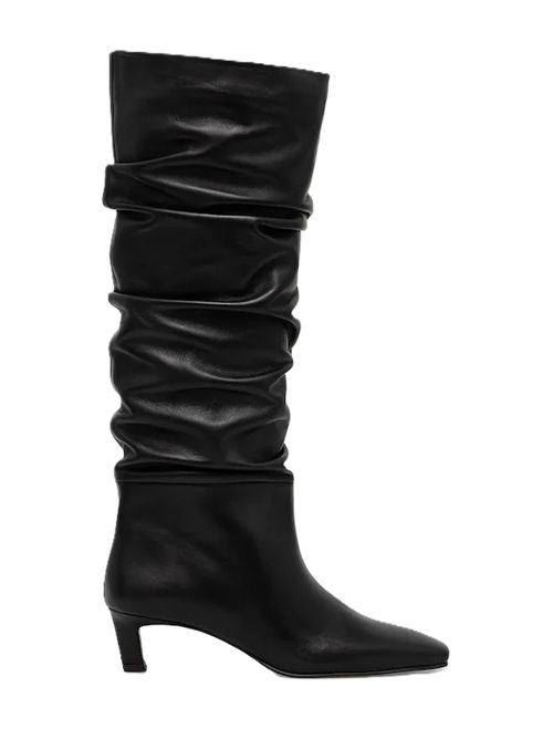 Alohas stivali in pelle Kalila donna colore nero  Alohas | S100549-01KALILA BLACK LEATHER BOOTS